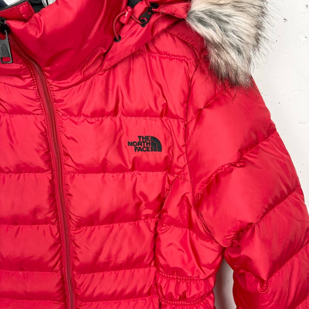 The North Face Womens Gotham Jacket II Goose Down Insulated Red Size Medium - Picture 4 of 16
